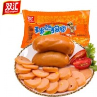 雙匯玉米熱狗腸香辣脆腸火腿腸整箱香腸即食肉腸烤腸泡面搭檔零食